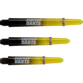 Misaladejuegos Cañas Perfectdarts Dos Tonos Negro Amarilla Intermedia S1211 - Imagen 3