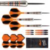 Misaladejuegos Dardos Perfect Darts Solarfox 2 Bomb Negro Naranja 90% 24g D3548 - Imagen 3