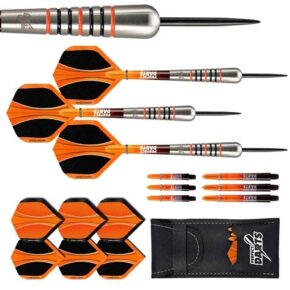 Misaladejuegos Dardos Perfect Darts Solarfox 2 Bomb Negro Naranja 90% 24g D3548 - Imagen 3