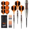 Misaladejuegos Dardos Perfect Darts Solarfox 1 Scallop Negro Naranja 90% 22g D3545