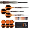 Misaladejuegos Dardos Perfect Darts Solarfox 1 Scallop Negro Naranja 90% 22g D3545 - Imagen 2