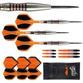 Misaladejuegos Dardos Perfect Darts Solarfox 1 Scallop Negro Naranja 90% 22g D3545 - Imagen 2