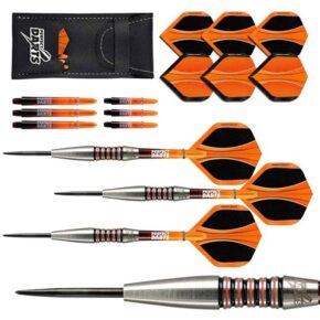 Misaladejuegos Dardos Perfect Darts Solarfox 1 Scallop Negro Naranja 90% 22g D3545 - Imagen 3