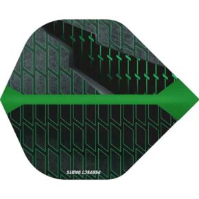 Misaladejuegos Plumas Perfect Darts Black Grenade No2 Std Negro Verde F3251 - Imagen 2