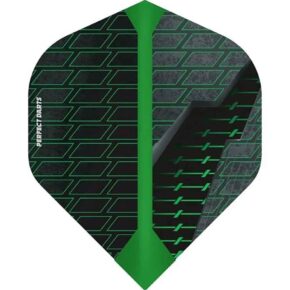 Misaladejuegos Plumas Perfect Darts Black Grenade No2 Std Negro Verde F3251