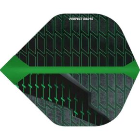 Misaladejuegos Plumas Perfect Darts Black Grenade No2 Std Negro Verde F3251 - Imagen 3