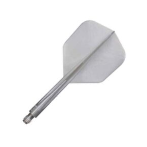 Misaladejuegos Plumas Condor Axe Shape Metallic Pearl Silver M 27.5mm 3 Uds.