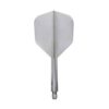 Misaladejuegos Plumas Condor Axe Shape Metallic Pearl Silver S 21.5mm 3 Uds. - Imagen 2