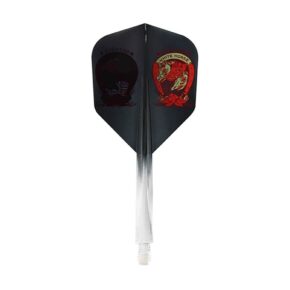Misaladejuegos Plumas Condor Axe Shape Yuki Yamada Get Luck Transparente Negro S 21.5mm 3 Uds. - Imagen 2