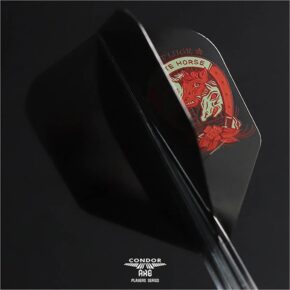 Misaladejuegos Plumas Condor Axe Shape Yuki Yamada Get Luck Transparente Negro S 21.5mm 3 Uds. - Imagen 3