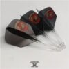 Misaladejuegos Plumas Condor Axe Shape Yuki Yamada Get Luck Transparente Negro S 21.5mm 3 Uds. - Imagen 4