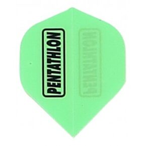 Misaladejuegos Plumas Pentathlon Standard Verde Fluro PP18