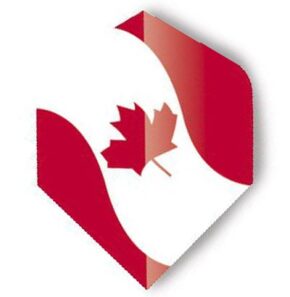 Misaladejuegos Plumas Unicorn Darts Standard Maestro Bandera Canadá Canadá