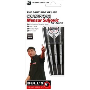 Misaladejuegos Dardos Bulls Darts DE Champions Mensur Suljovic 90% 23g  14133 - Imagen 3
