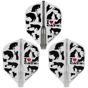 Misaladejuegos Plumas Fit Flight Air I Love Cats Shape 9650