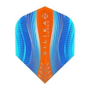 Misaladejuegos Plumas Harrows Darts Silika Lumen n6 Shape 5119 Cyan Orange 5126