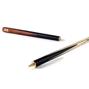 Misaladejuegos Taco de Snooker Riley 3 piezas 3/4 Madera Negra/Marrón 145cm 9.5mm 17-19oz RES-2UK - Imagen 3