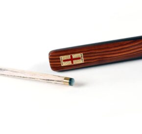 Misaladejuegos Taco de Snooker Riley 3 piezas 3/4 Madera Negra/Marrón 145cm 9.5mm 17-19oz RES-2UK - Imagen 4