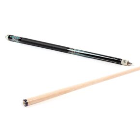 Misaladejuegos Taco de billar americano Riley Centurion Negro y Azul con agarre de cuero 13mm 19oz W-P6C-19oz - Imagen 5