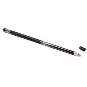 Misaladejuegos Taco de billar americano Riley Centurion Negro y Azul con agarre de cuero 13mm 19oz W-P6C-19oz - Imagen 6