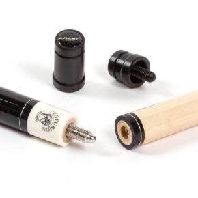 Misaladejuegos Taco de billar americano Riley Centurion Negro con agarre de cuero 13mm 20oz W-P5C-20oz - Imagen 8
