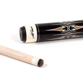 Misaladejuegos Taco de billar americano Riley Centurion Negro con agarre de cuero 13mm 21oz W-P5C-21oz - Imagen 2