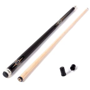 Misaladejuegos Taco de billar americano Riley Centurion Negro con agarre de cuero 13mm 21oz W-P5C-21oz