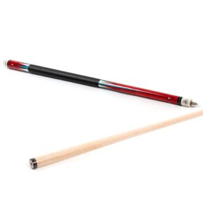 Misaladejuegos Taco de billar americano Riley Centurion Rojo con agarre de cuero 13mm 21oz W-P4C-21oz - Imagen 5