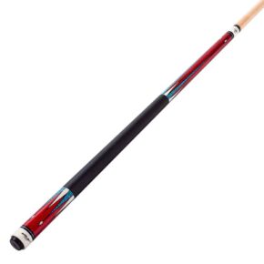 Misaladejuegos Taco de billar americano Riley Centurion Rojo con agarre de cuero 13mm 21oz W-P4C-21oz - Imagen 6