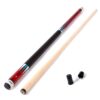 Misaladejuegos Taco de billar americano Riley Centurion Rojo con agarre de cuero 13mm 19oz W-P4C-19oz