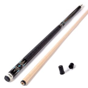 Misaladejuegos Taco de billar americano Riley Centurion Negro y Azul 13mm 20oz W-X2C-20oz