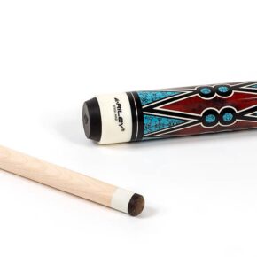 Misaladejuegos Taco de billar americano Riley Centurion Negro y Rojo 13mm 18oz W-X6C-18oz - Imagen 2