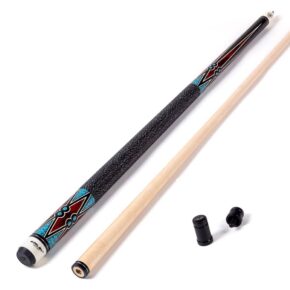 Misaladejuegos Taco de billar americano Riley Centurion Negro y Rojo 13mm 18oz W-X6C-18oz