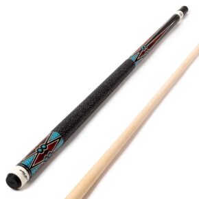 Misaladejuegos Taco de billar americano Riley Centurion Negro y Rojo 13mm 18oz W-X6C-18oz - Imagen 3