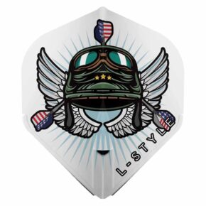 Misaladejuegos Plumas Champagne Flights L-Style L1EZ Standard Leonard Gates v3 White