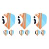 Misaladejuegos Plumas Target Chicane Pro.Ultra Orange Flights (3 Sets) Ten-X Shape Mini 337215