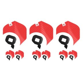 Misaladejuegos Plumas Target Chicane Pro.Ultra Red Flights (3 Sets) No.2 Standard 337210