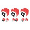 Misaladejuegos Plumas Target Chicane Pro.Ultra Red Flights (3 Sets) No.6 Shape 337211