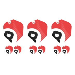 Misaladejuegos Plumas Target Chicane Pro.Ultra Red Flights (3 Sets) Ten-X Shape Mini 337212