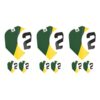 Misaladejuegos Plumas Target Chicane Pro.Ultra Green Flights (3 Sets) Ten-X Shape Mini 337209