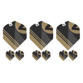 Misaladejuegos Plumas Target Chicane Pro.Ultra Black Flights (3 Sets) No.2 Standard 337219