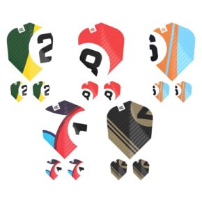 Misaladejuegos Plumas Target Chicane Pro.Ultra Multi-Pack Flights (5 Sets) Ten-X Shape Mini 337206