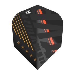 Misaladejuegos Plumas Target RVB 80% Raymond van Barneveld No.6 Shape Negro 337050 - Imagen 2