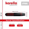 Misaladejuegos Dardos Karella XT 2 Serie Laton 21g 8285.02 - Imagen 5