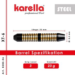Misaladejuegos Dardos Karella XT 6 Serie Laton 23g 8285.06 - Imagen 5
