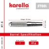 Misaladejuegos Dardos Karella XT 5 Serie Laton 22g 8285.05 - Imagen 5