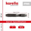 Misaladejuegos Dardos Karella XT 4 Serie Laton 22g 8285.04 - Imagen 5
