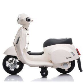 Misaladejuegos Mini Moto Vespa Eléctrica 6v Blanco 7686 - Imagen 4