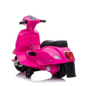 Misaladejuegos Mini Moto Vespa Eléctrica 6v Rosa 7688 - Imagen 4