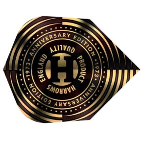 Misaladejuegos Plumas Harrows Darts Flights Prime 50 Aniversario HF7551 - Imagen 2